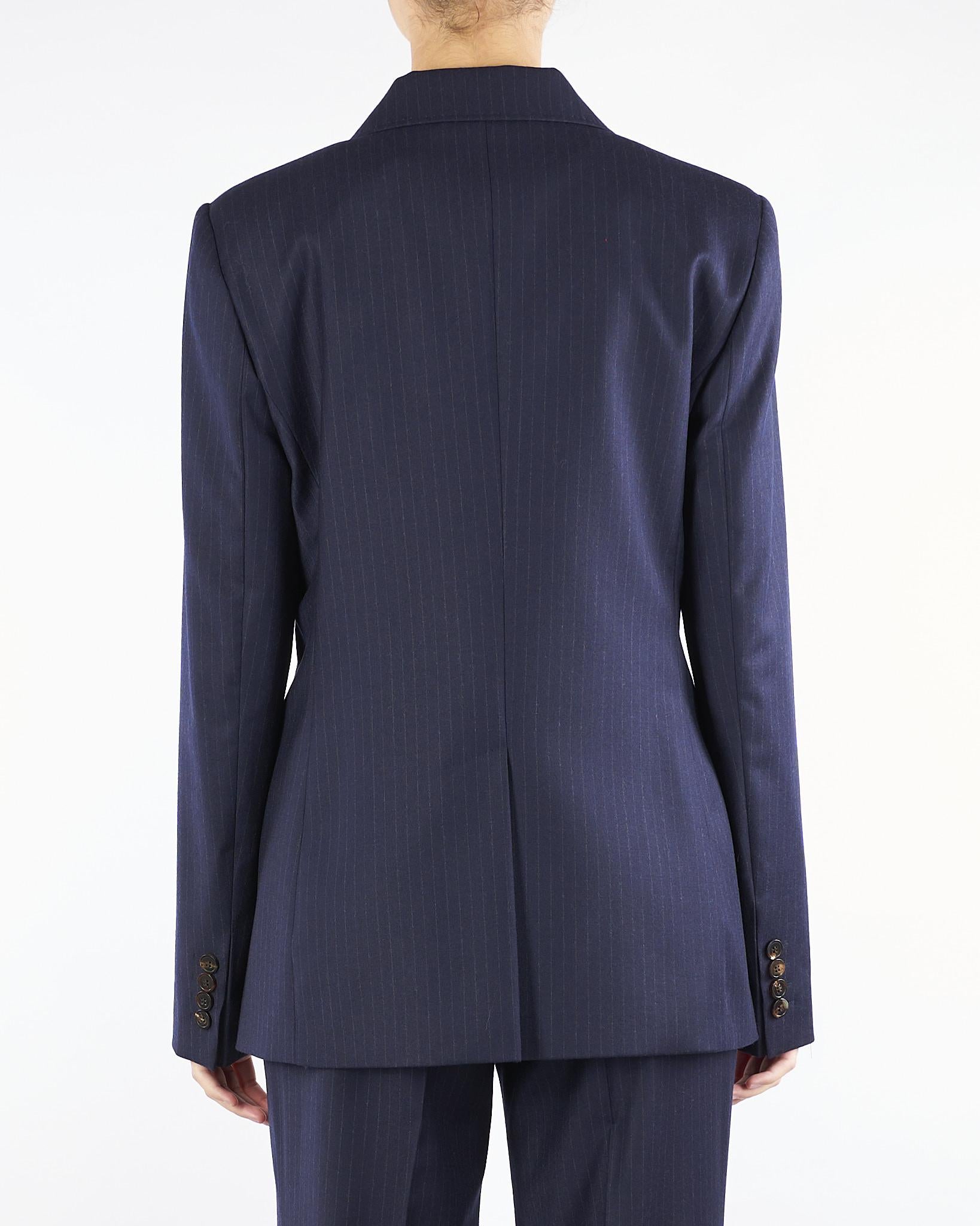Blazer Blu doppiopetto in flanella PUCCI 13 MAX MARA STUDIO 
