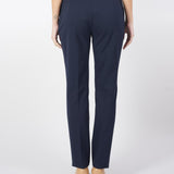 Pantalone Blu slim in jersey