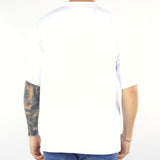 T-shirt Bianco loose fit con maxi logo