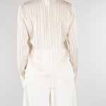 Camicia Champagne con texture a righe PBPDONNOLA 1 PENNY BLACK 