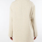 Caban Milk in panno di lana CP01156E2 DZ9 ELISABETTA FRANCHI 