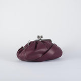 Borsa Bordeaux Pasticcino Bag Medium in montone CUBICO 74 MAX MARA WEEKEND 