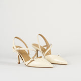 Slingback Vaniglia in pelle 324 15 WO MILANO 