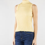 Maglia Giallo in filato di viscosa stretch WKDBAUTTA 3 MAX MARA WEEKEND 