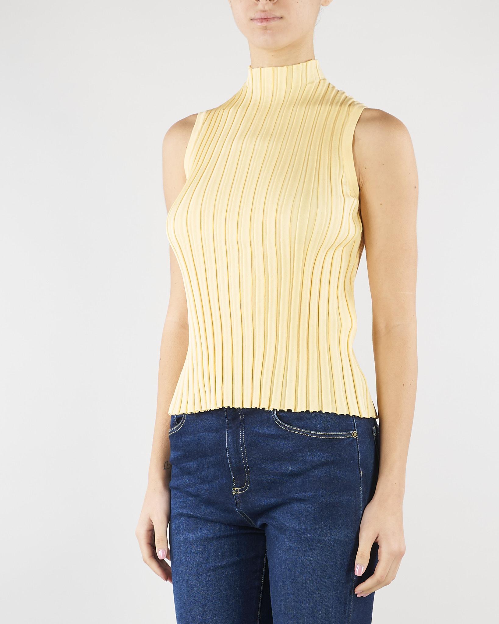 Maglia Giallo in filato di viscosa stretch WKDBAUTTA 3 MAX MARA WEEKEND 