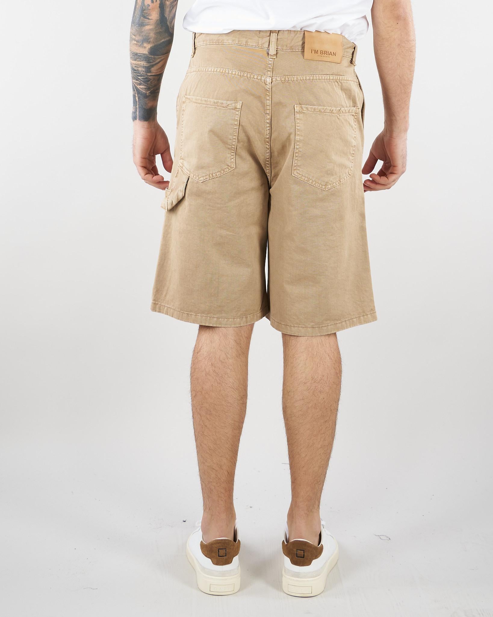 Bermuda Carpenter Beige in cotone CARPBL7/26 45 I'M BRIAN 