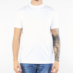 T-shirt Bianco in cotone elasticizzato L1TFW25266567 A001 LOW BRAND 