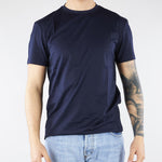 T-shirt Blu in jersey di cotone 4030M001263210 89 MANUEL RITZ 