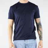 T-shirt Blu in jersey di cotone 4030M001263210 89 MANUEL RITZ 