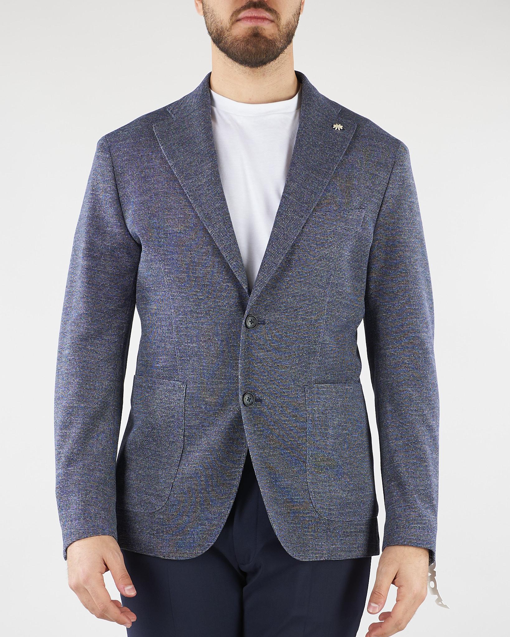 Giacca Blu microfantasia 4032G2728M263170 89 MANUEL RITZ 