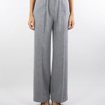 Pantalone Grigio Etel in jersey di lana gessato ETEL 716 NENETTE 