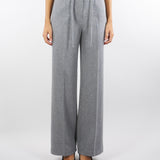 Pantalone Grigio Etel in jersey di lana gessato ETEL 716 NENETTE 