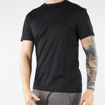 T-shirt Nero in jersey di cotone 4030M001263210 99 MANUEL RITZ 
