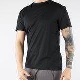 T-shirt Nero in jersey di cotone 4030M001263210 99 MANUEL RITZ 