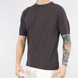 Maglia Moro in cotone con profili a contrasto