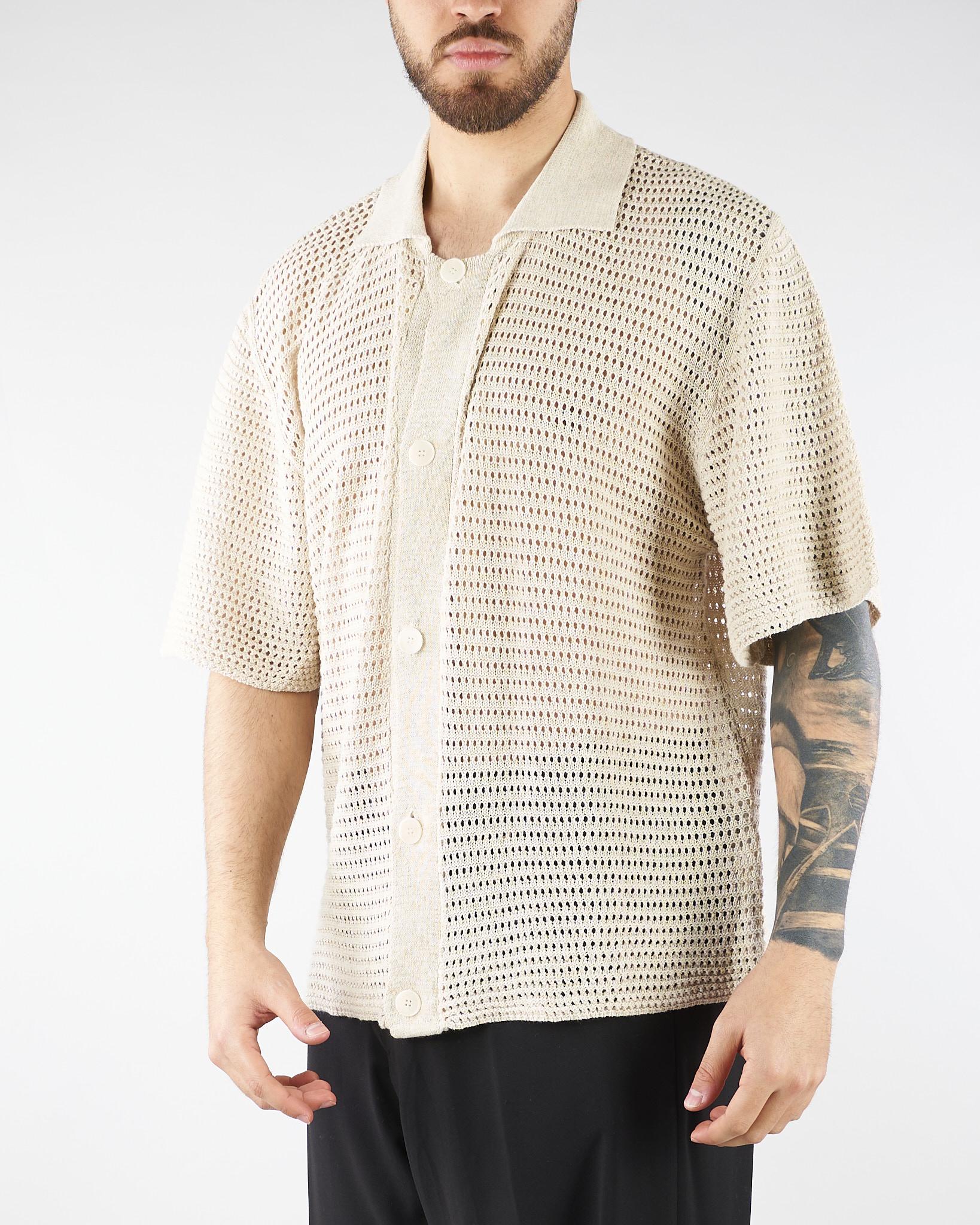 Maglia in crochet Naturale Oversize MA3609 15 I'M BRIAN 