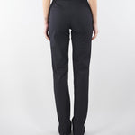 Pantaloni Nero in tessuto tecnico bielastico con cintura PA17261E2 110 ELISABETTA FRANCHI 