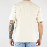 T-shirt Panna in cotone pesante con taschino patch gommata XM4280 2 YES LONDON 