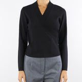 Maglia Nero con incrocio Malesia MALESIA 700 NENETTE 