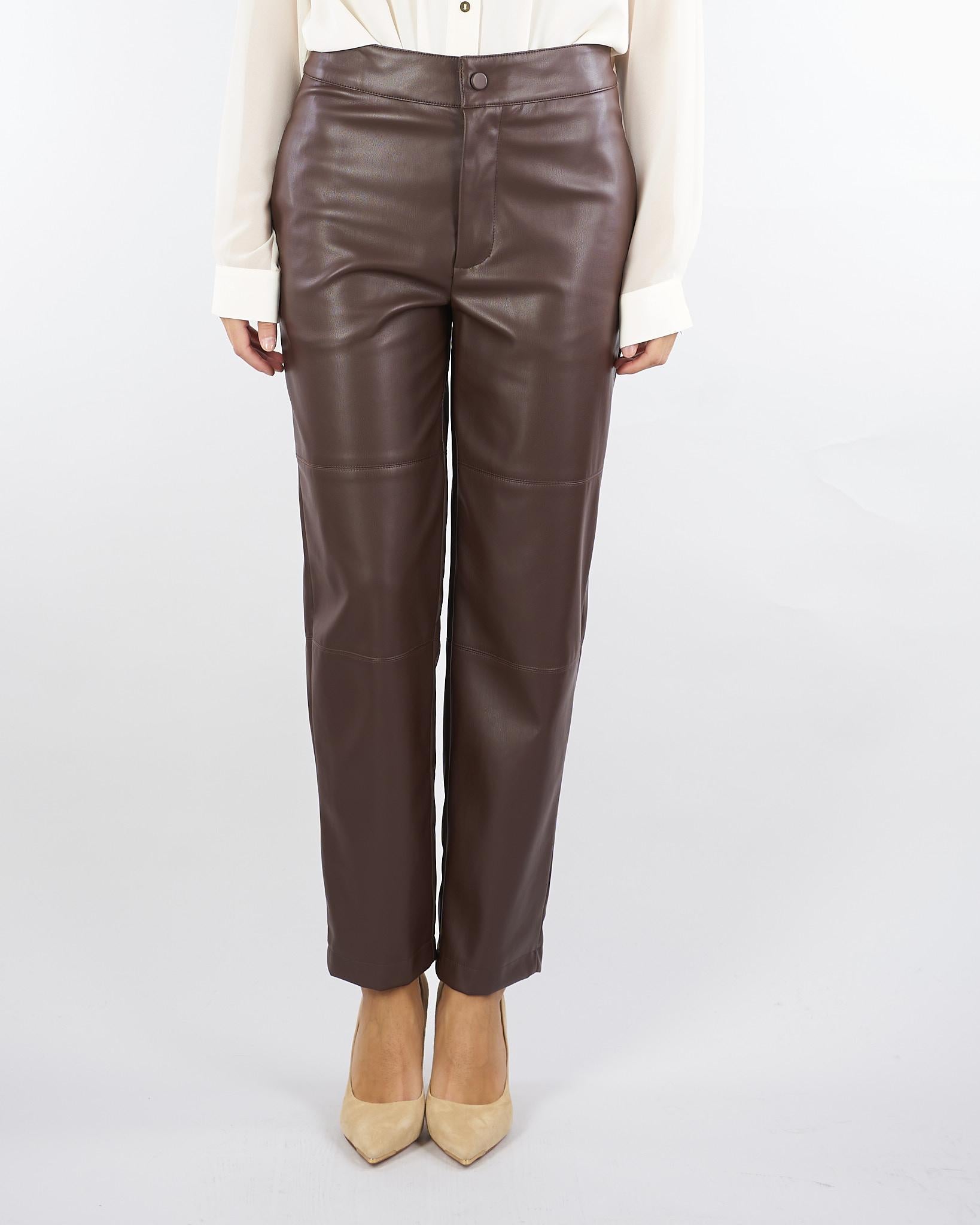 Pantalone Moro in ecopelle TP2091 203 TWIN SET 