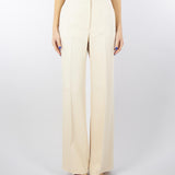 Pantalone Crema wide leg