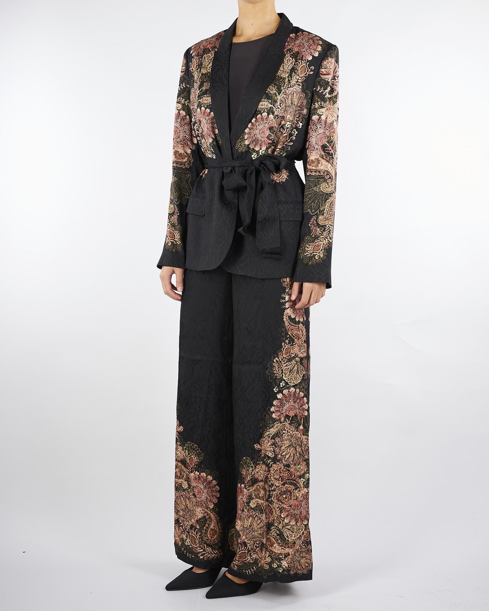 Giacca Nero blazer jacquard con stampa TP2040 12742 TWIN SET 