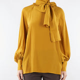 Camicia Arancione in crêpe de Chine di seta GUIDO 12 MAX MARA WEEKEND 