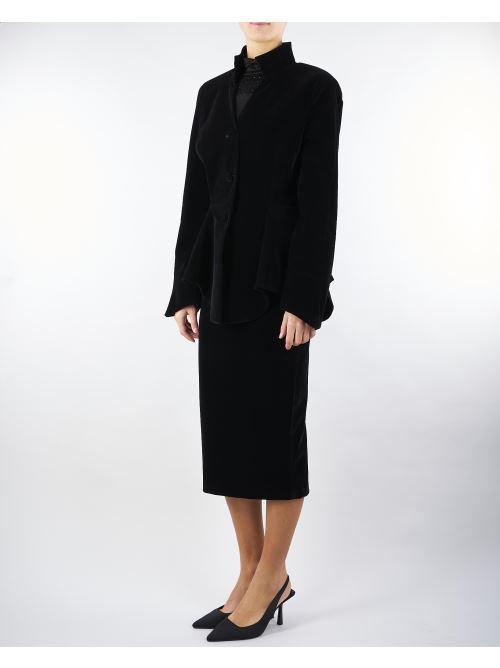 Gonna tubino Nero in velluto ACT15186GO3544 99 ACTUALEE 