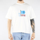 T-shirt Boxy Bianco con stampa 'Ricottaro' MAU3DICI01 01 3DICI 