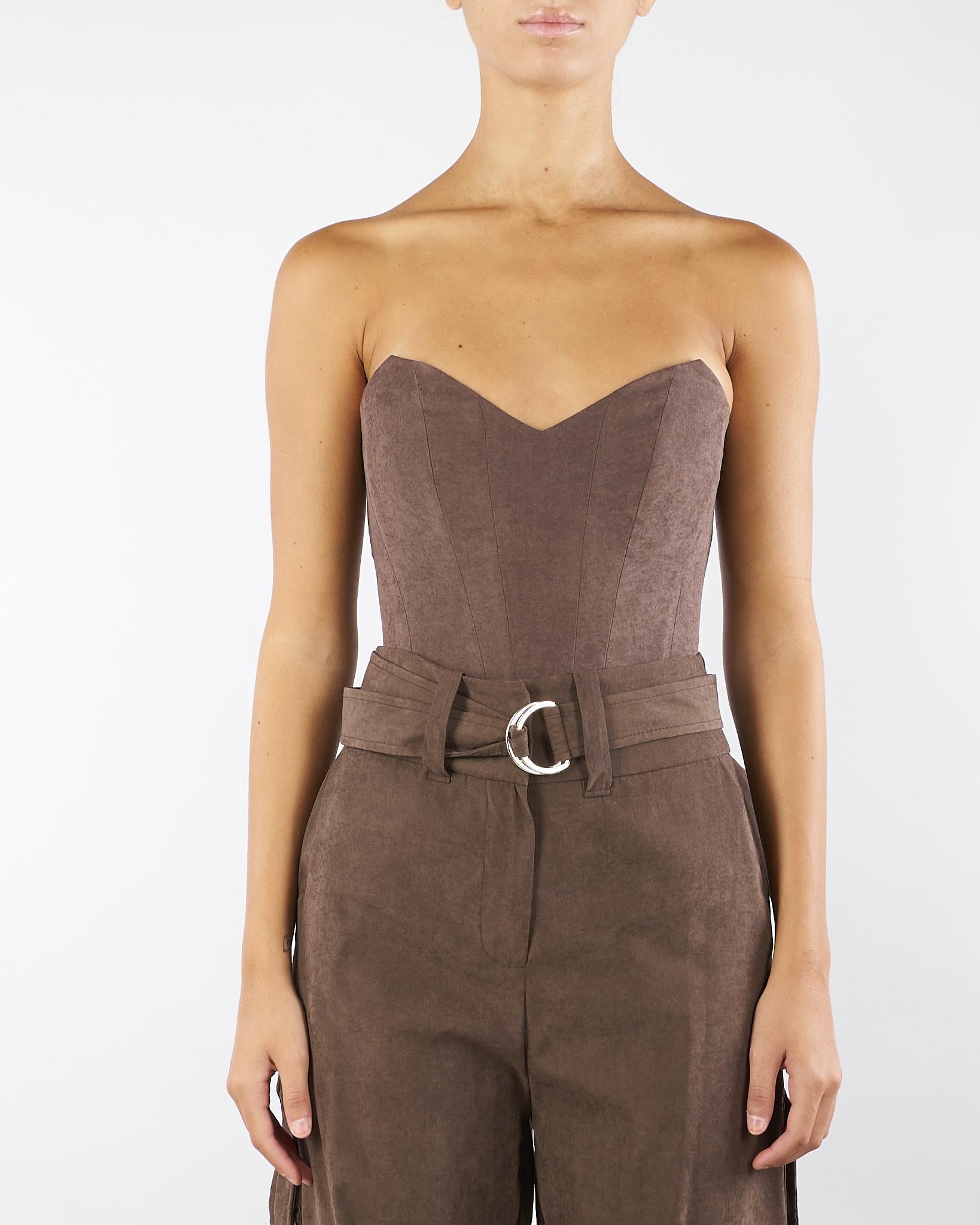 Top bustier Marrone BHBOU003 80 BOHEMIAN VI 