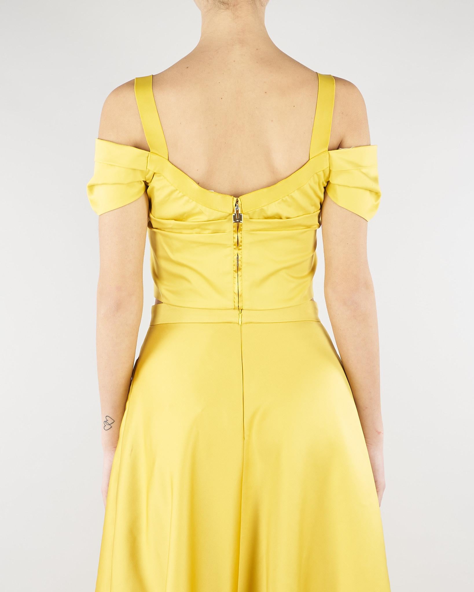 Top Sun in cotone stretch con collana TO04861E2 EV4 ELISABETTA FRANCHI 