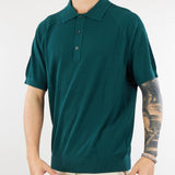 Polo in maglia in cotone crepe extrafine Paolo Pecora