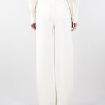 Pantalone Avorio in cady MSTAMICO 9 MAX MARA STUDIO 