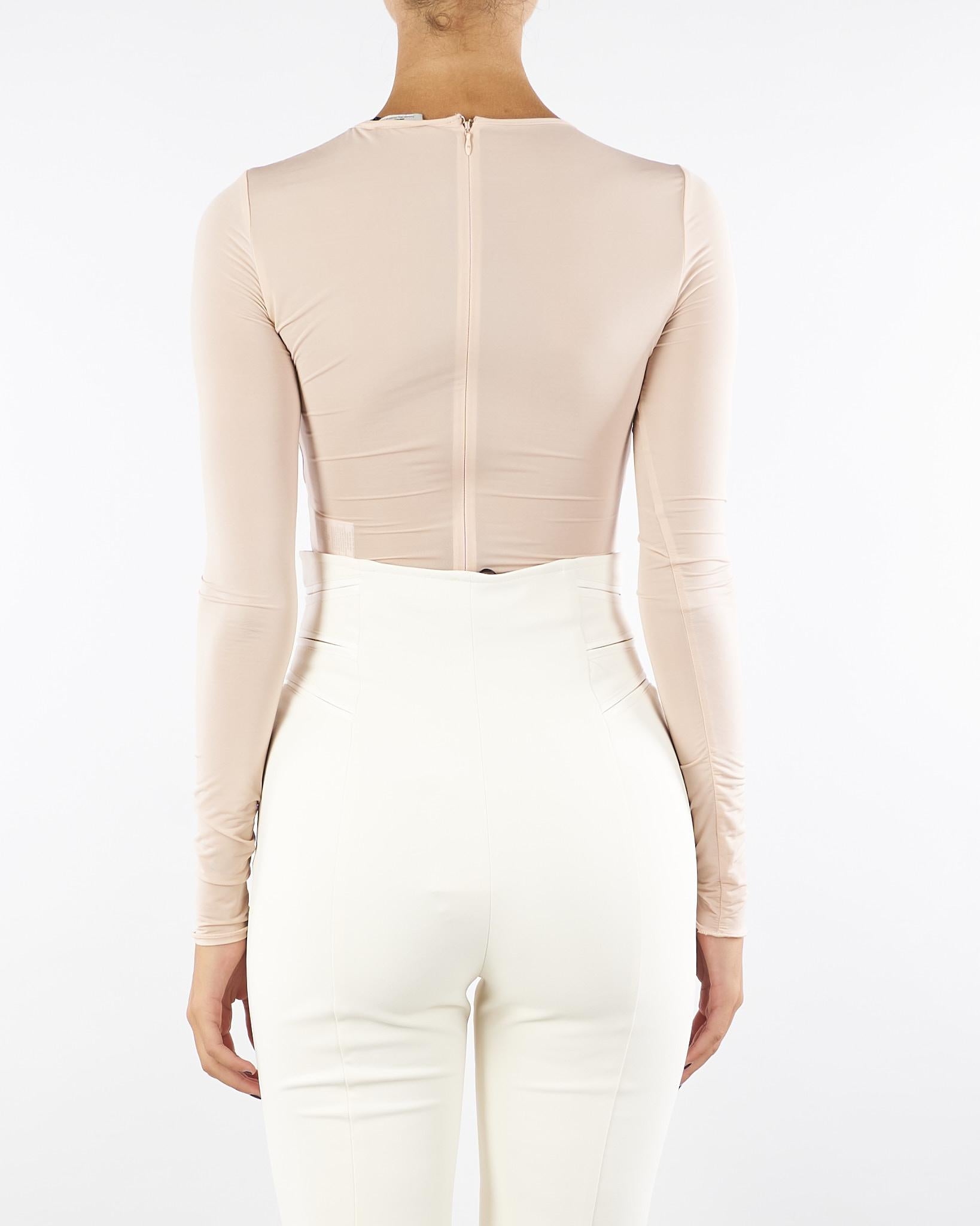 Body Nude in jersey con dettaglio gioiello BO01657E2 EA1 ELISABETTA FRANCHI 