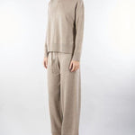 Pantalone Tortora in filato di lana e cachemire JOSEF 3 MAX MARA WEEKEND 