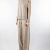 Pantalone Tortora in filato di lana e cachemire JOSEF 3 MAX MARA WEEKEND 