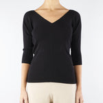 Maglia Nero in filato di viscosa OCEANO 14 MAX MARA WEEKEND 