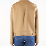 Giacca Cammello boxy in lana, cachemire e seta FIERO 24 MAX MARA STUDIO 