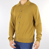Cardigan Senape con colletto
