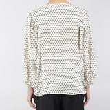 Blusa in stampa pois