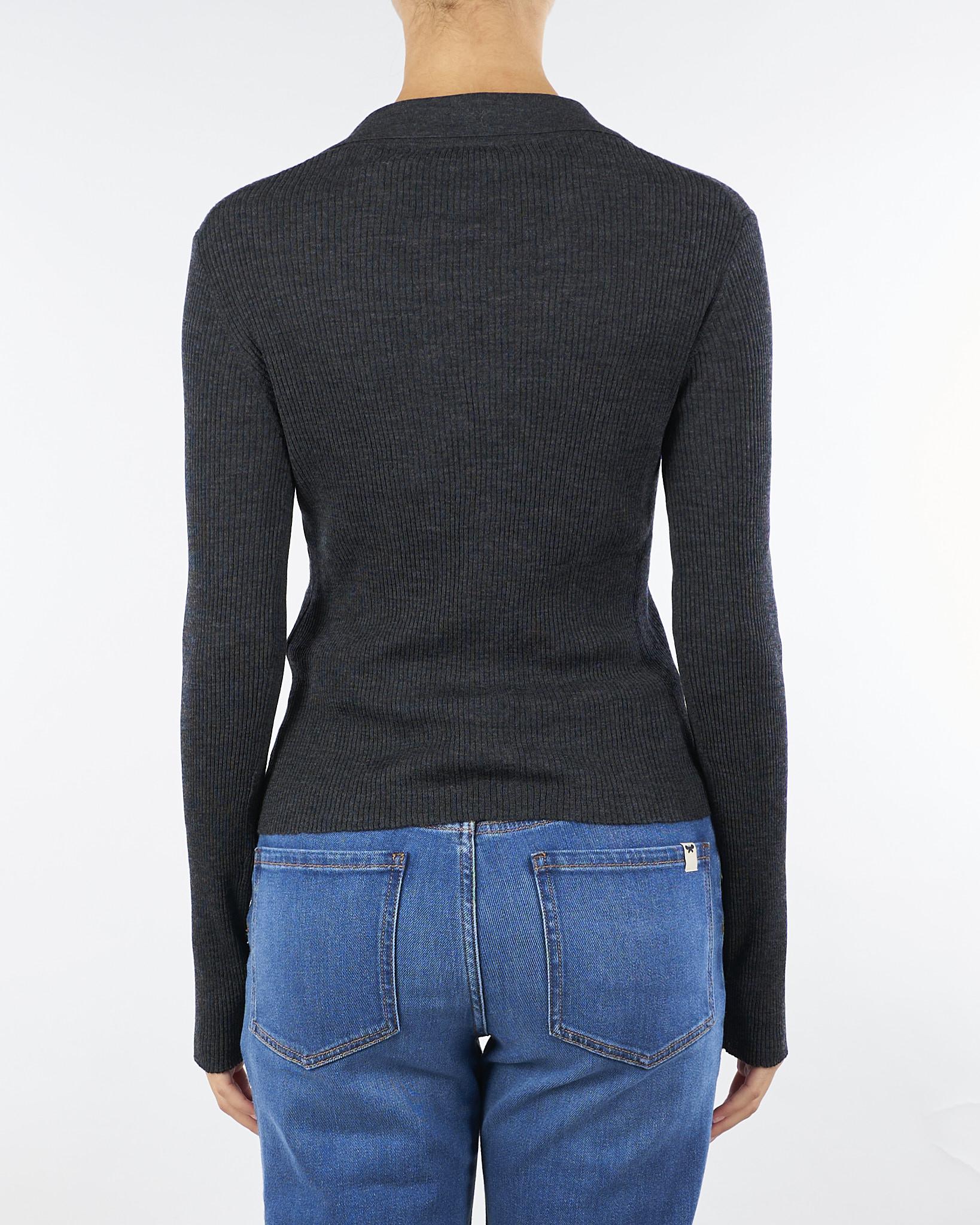 Cardigan Antracite in lana super light NIAS 4 MARELLA 