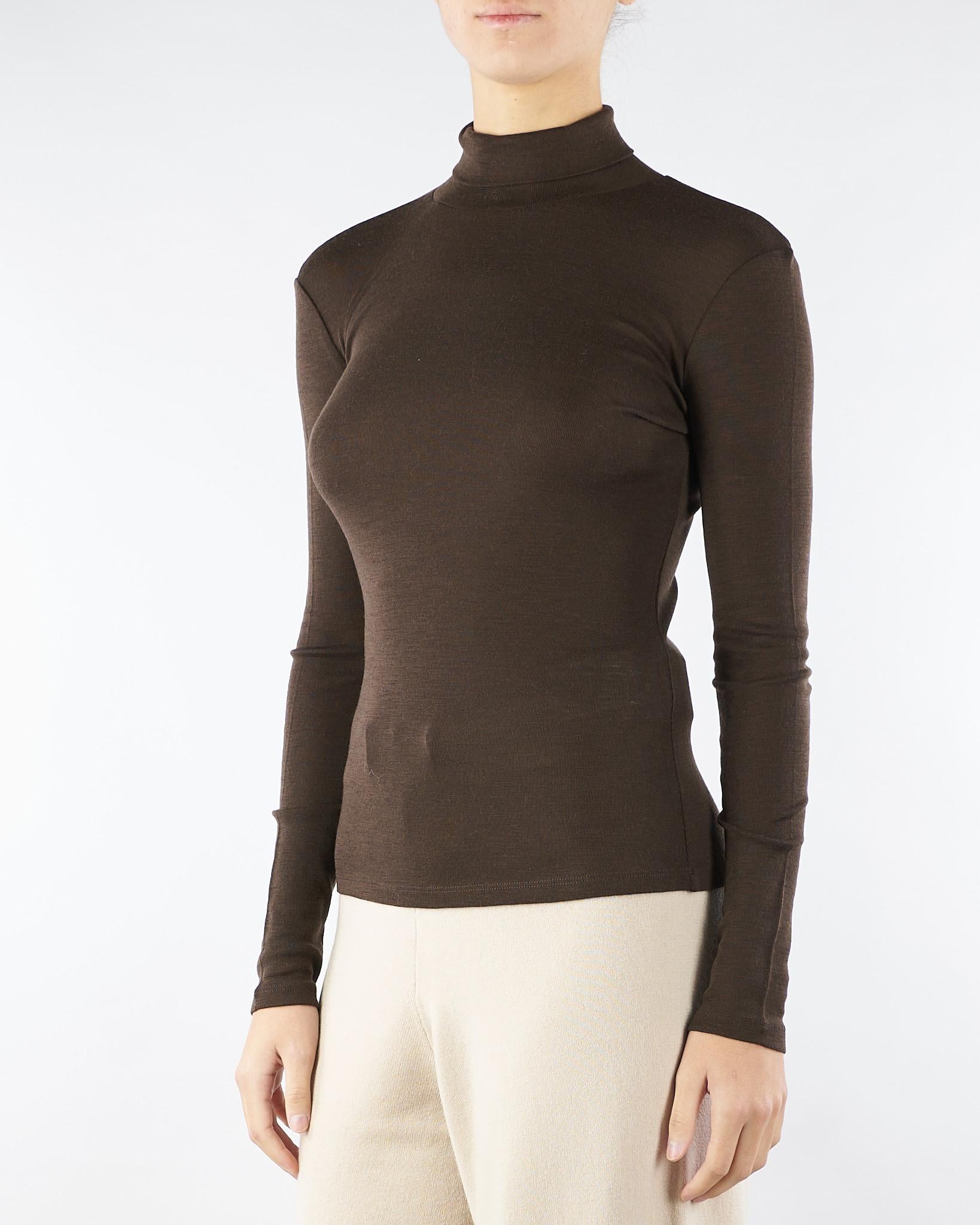 Dolcevita Marrone in garza di lana e seta TESEO 5 MAX MARA WEEKEND 