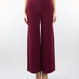 Pantalone Bordeaux in maglia di puro cashmere V51622 85 VANISE' 