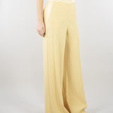 Pantalone Giallo ampio in enver satin MLLSTAMPA 3 MARELLA 