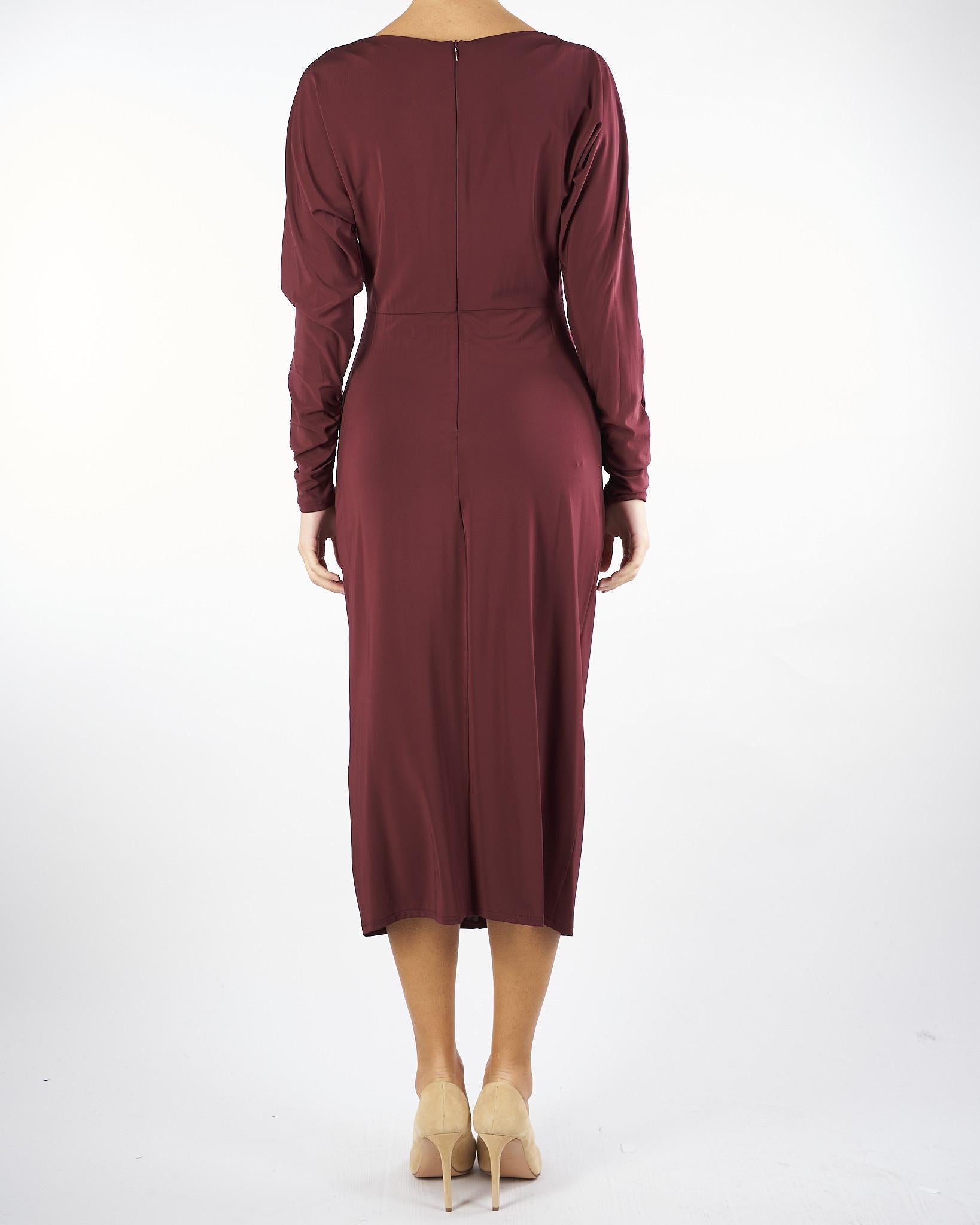 Abito Bordeaux in jersey GOYA 2 MAX MARA STUDIO 