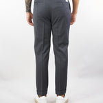 Pantalone Grigio in flanella di lana con pences 3932P1658250501 98 MANUEL RITZ 