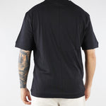 T-shirt Nero in jersey di cotone Relaxed fit F0114095 9000 PAOLO PECORA 