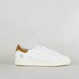 Sneakers Base Calf White-Cuoio D.A.T.E.