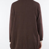 Cardigan Marrone in puro cashmere ESSERE 8 MARELLA 