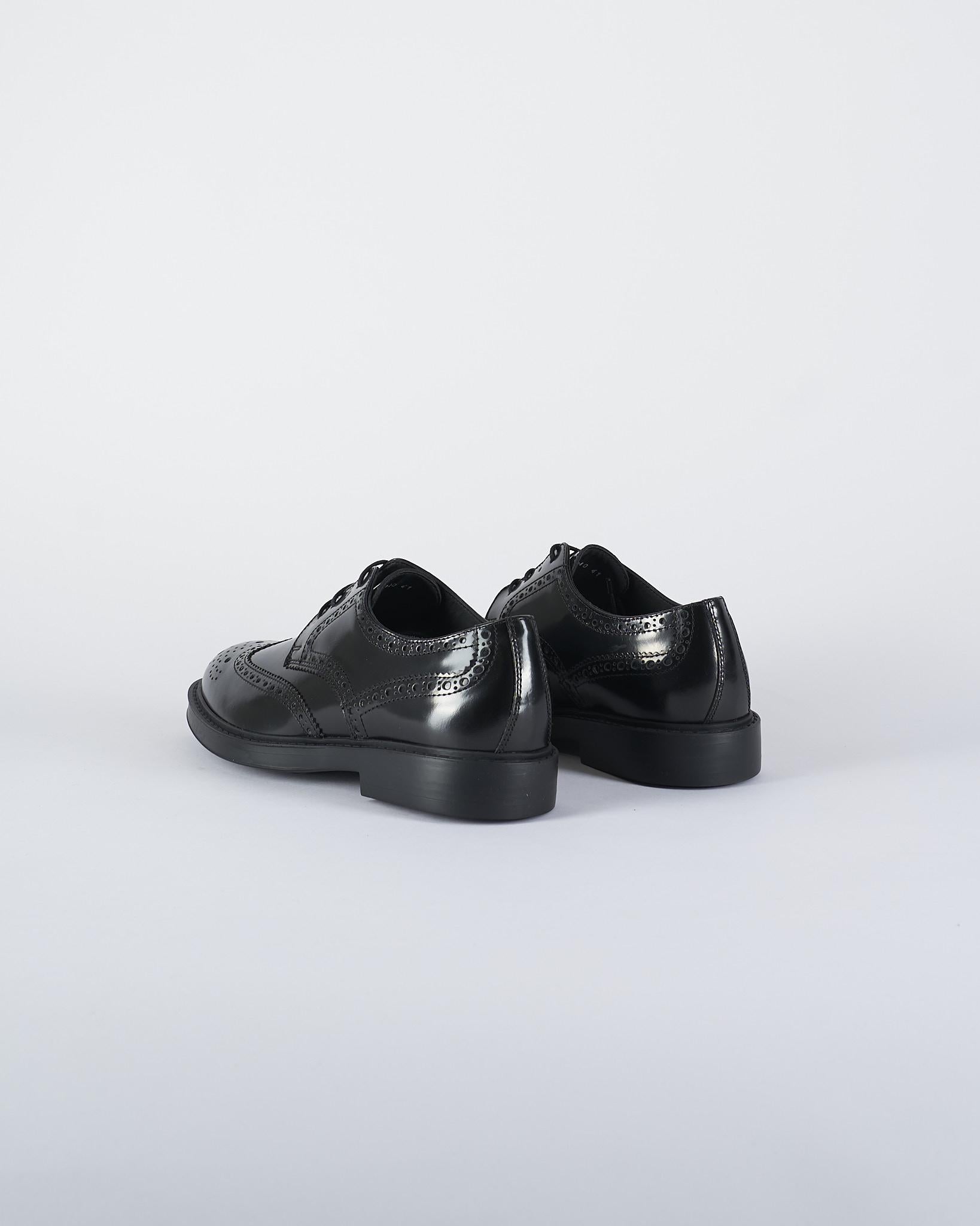 Francesina Nero in pelle 22940DVS9 99 ANTICA CUOIERIA 